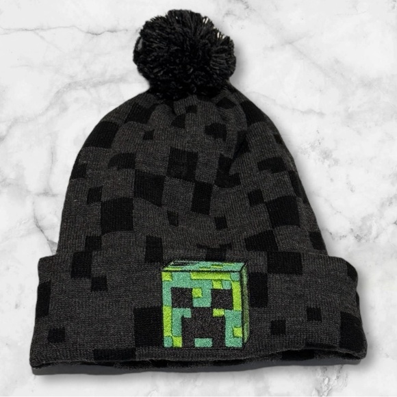 🆕Minecraft Black and Gray Gamer Hat - Picture 4 of 16